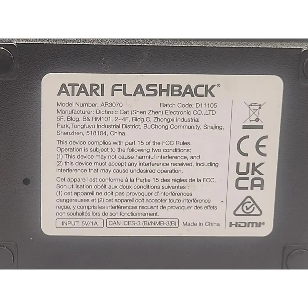 🔥Atari Flashback with One Controller Model AR3070🔥